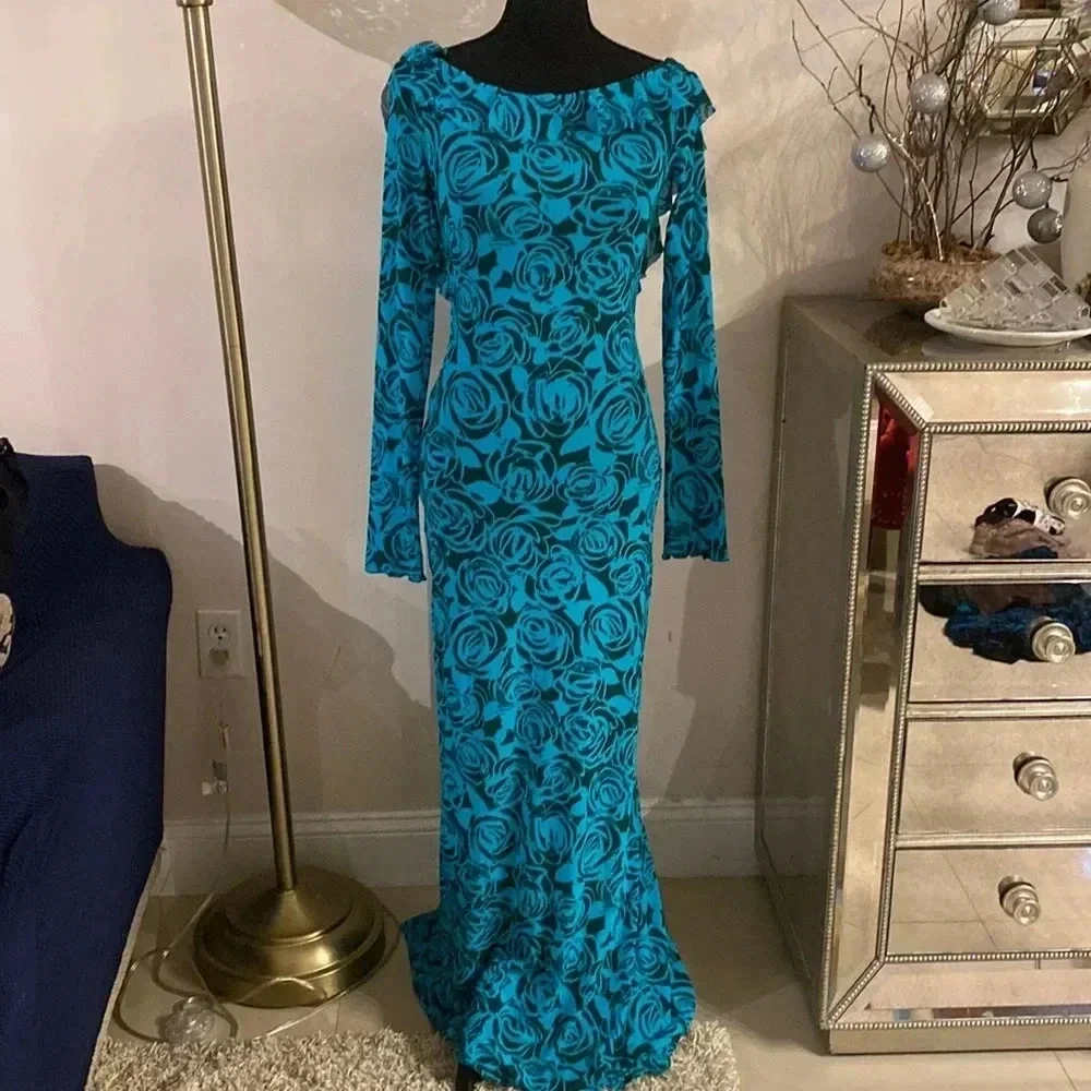 Fisico Cristina Ferrari evening dress size S - Picture 2 of 10